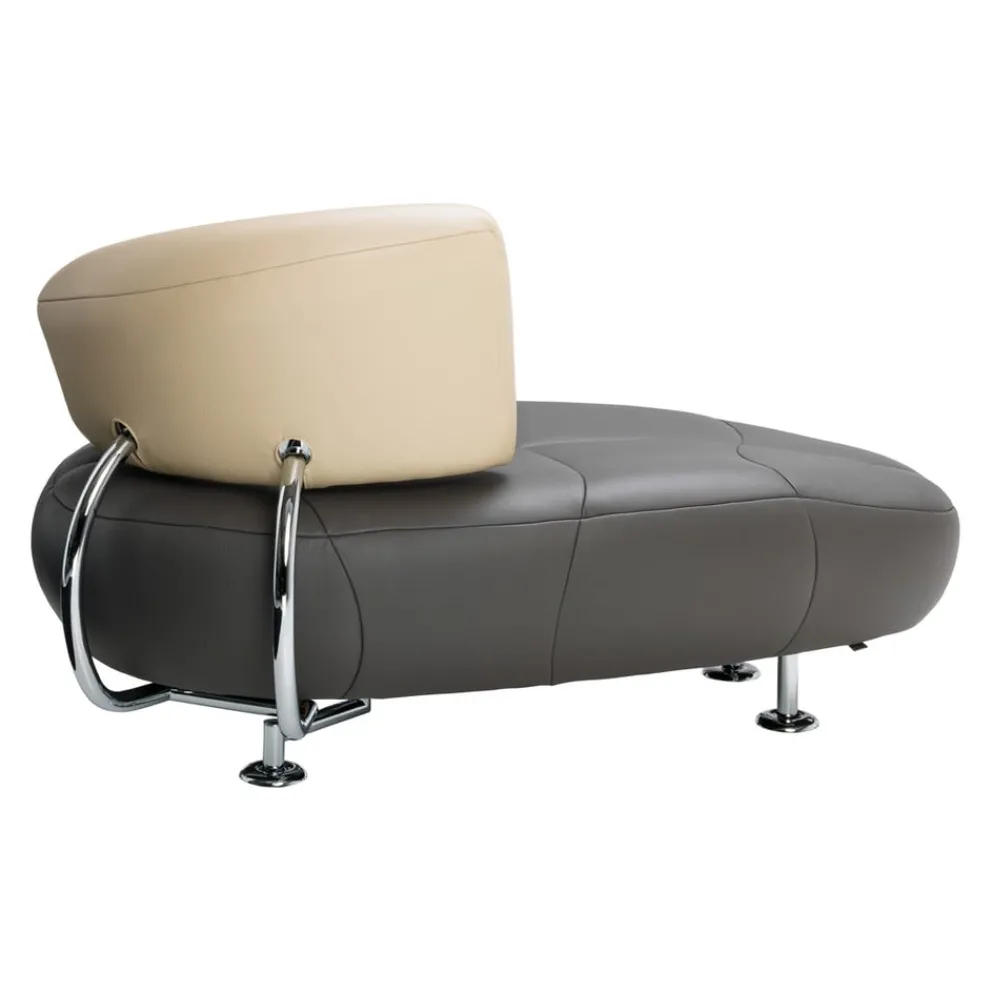 LEOLUX Einzelsofa Kikko Senso 1120 Castor, Senso 4400 Off White Best