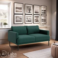 Lomoco Einzelsofa Logan Kat. B Délemont 37 dunkelgrün Discount