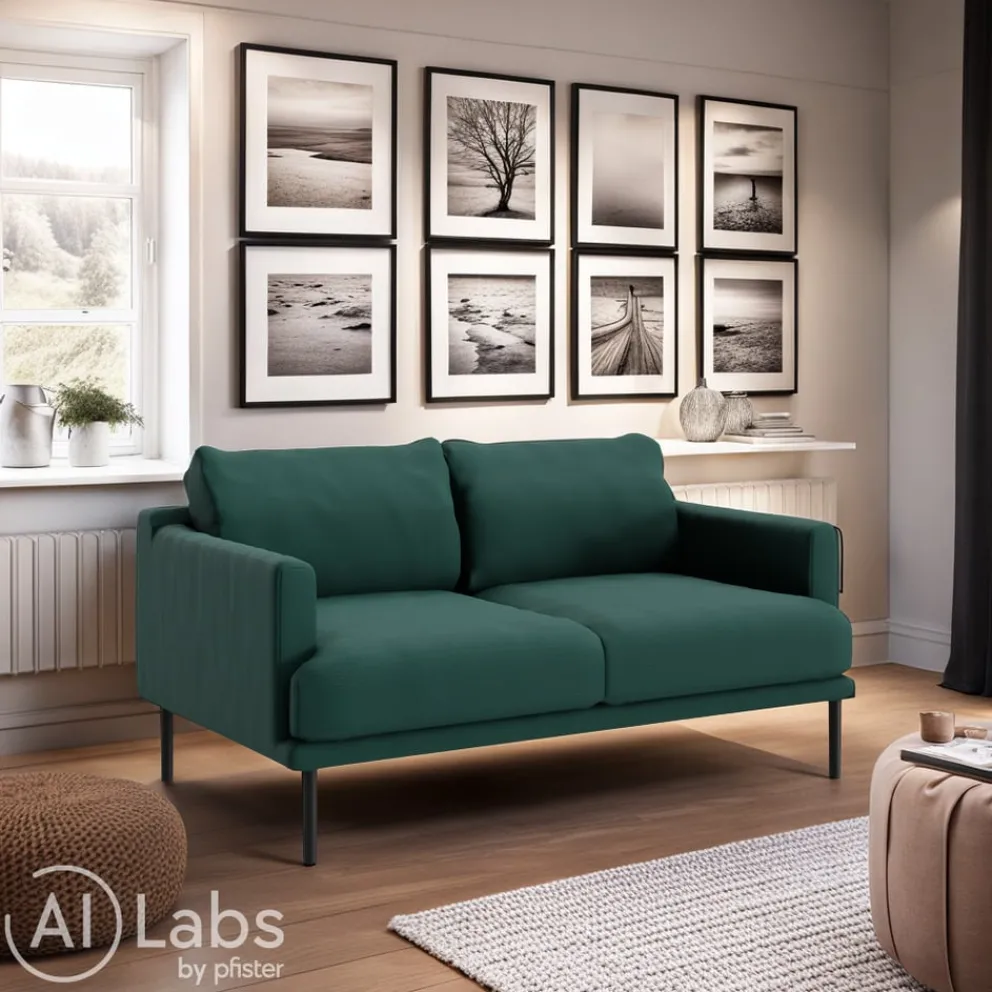 Lomoco Einzelsofa Logan Kat. B Délemont 37 dunkelgrün Discount