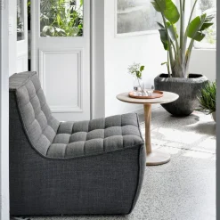 Ethnicraft Einzelsofa N701 dunkelgrau Online