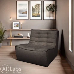 Ethnicraft Einzelsofa N701 dunkelgrau Online