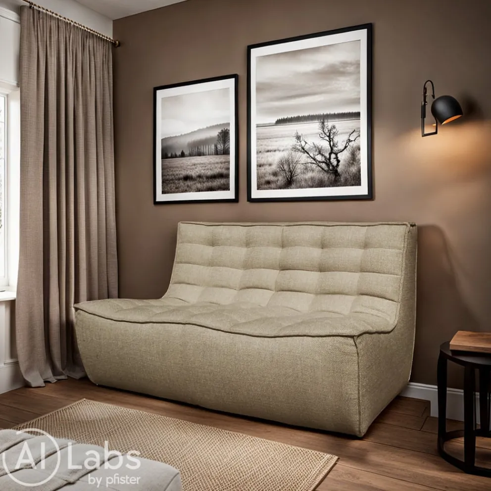 Ethnicraft Einzelsofa N701 beige Outlet