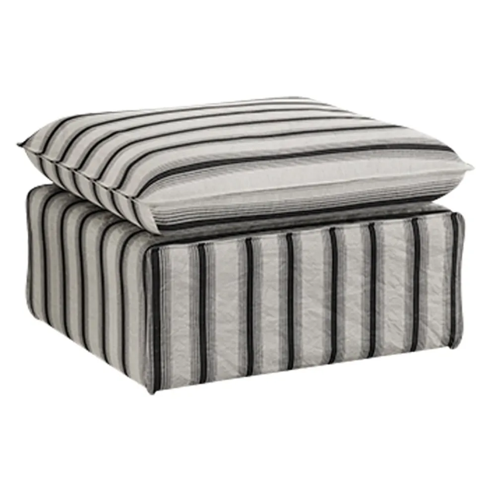HKliving Einzelsofa Nomad grau, schwarz