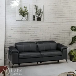 Calia Italia Einzelsofa Panarea Kat. 15, Suave 1500 nero Outlet
