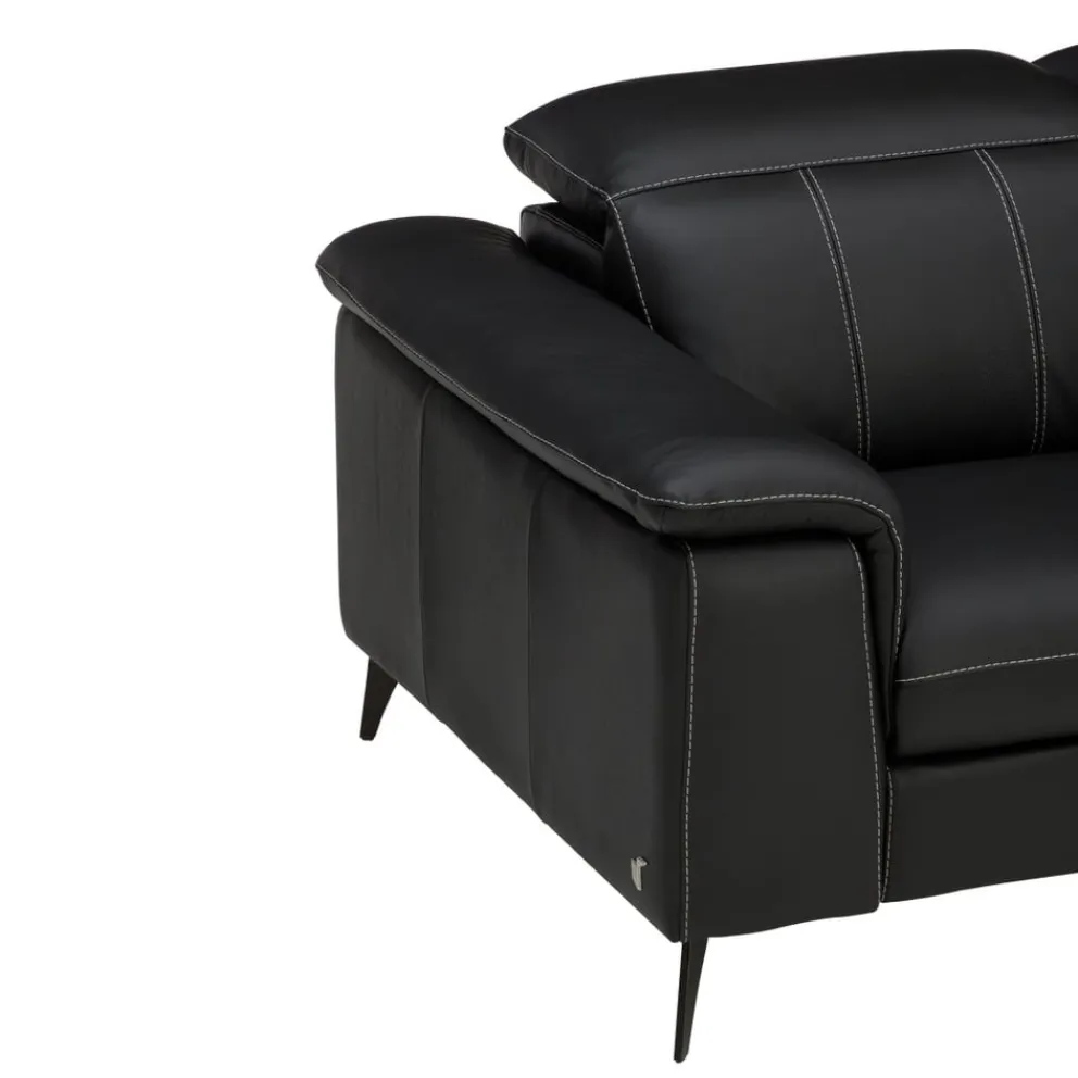 Calia Italia Einzelsofa Panarea Kat. 15, Suave 1500 nero Best