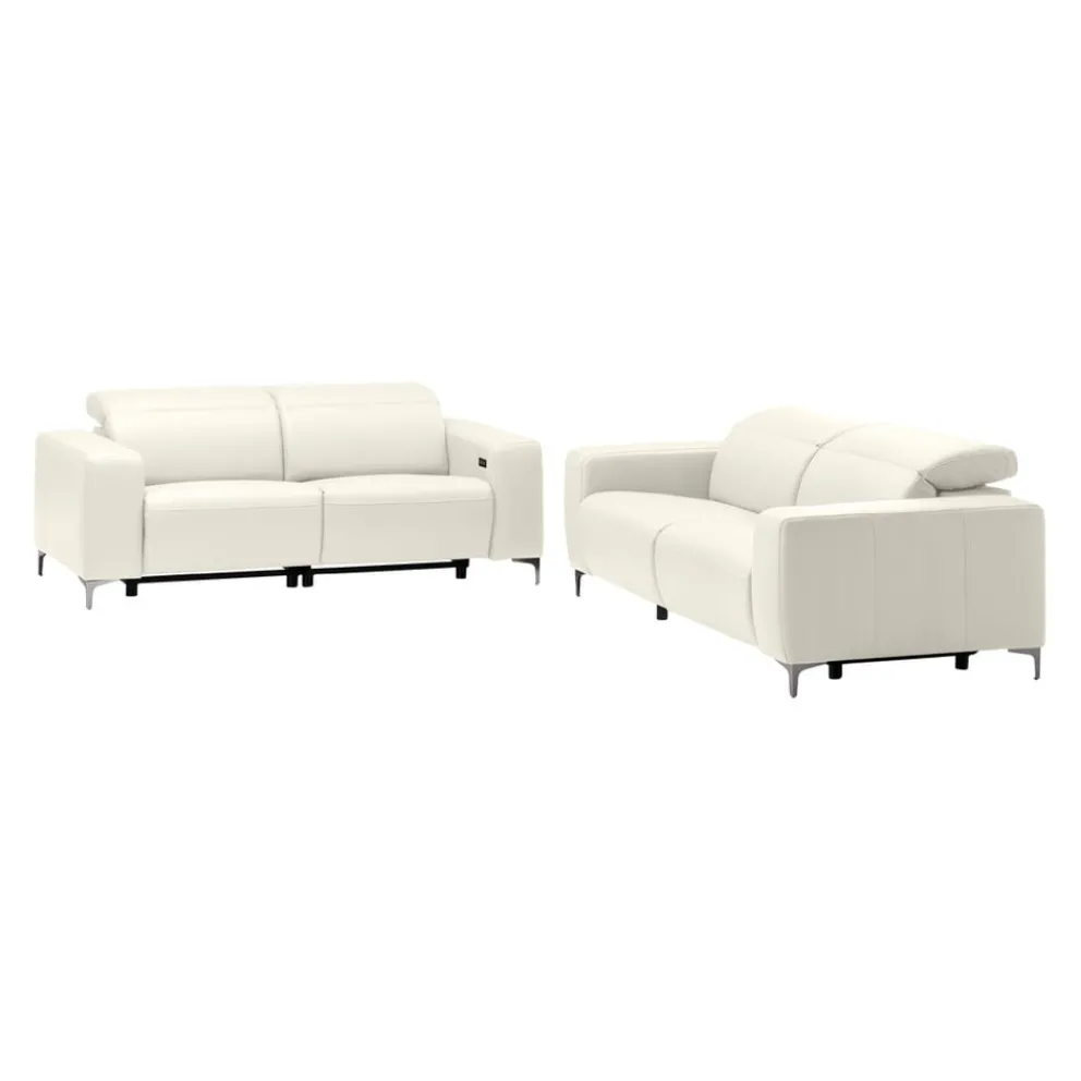 Pure Home Lifestyle Einzelsofa Pure 902 Exklusiv Kat. B, Bronco white Hot