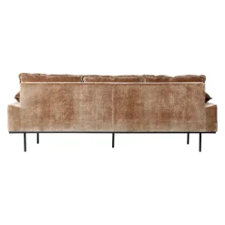 HKliving Einzelsofa Retro dunkelbraun Best