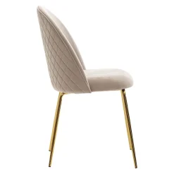 MID.YOU Essstuhl Samt beige Hot