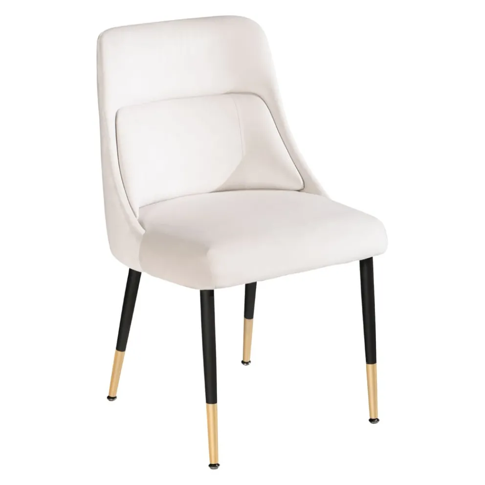 MID.YOU Essstuhl Samt beige Sale
