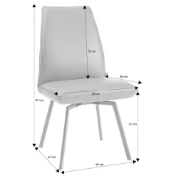 edy&liv Essstuhl Venta Ergo anthrazit Discount