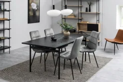 Lomoco Esstisch Angus eschefarbig, schwarz Outlet