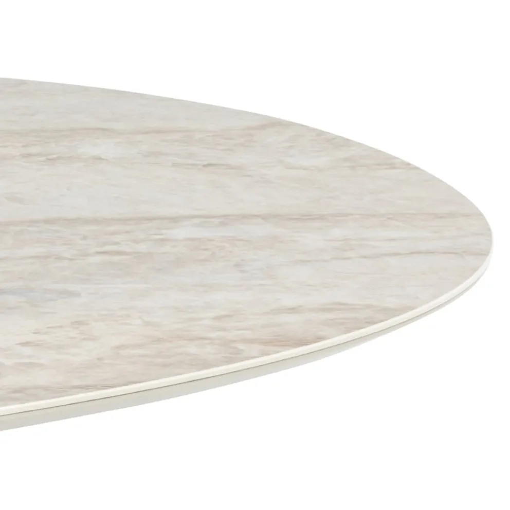 WILLISAU Esstisch Linea Dekton Arga Stonika poliert