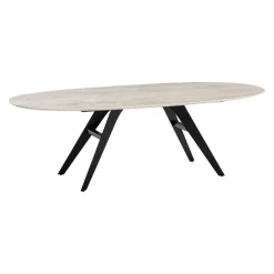 WILLISAU Esstisch Linea Dekton Arga Stonika poliert