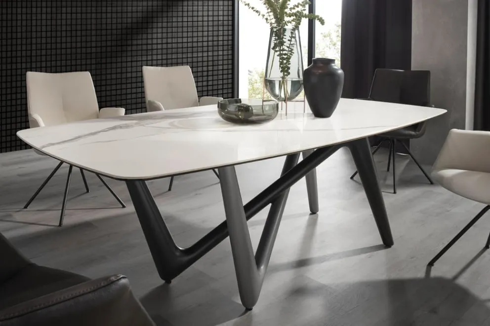 Dieter Knoll Esstisch Noha weiss Clearance