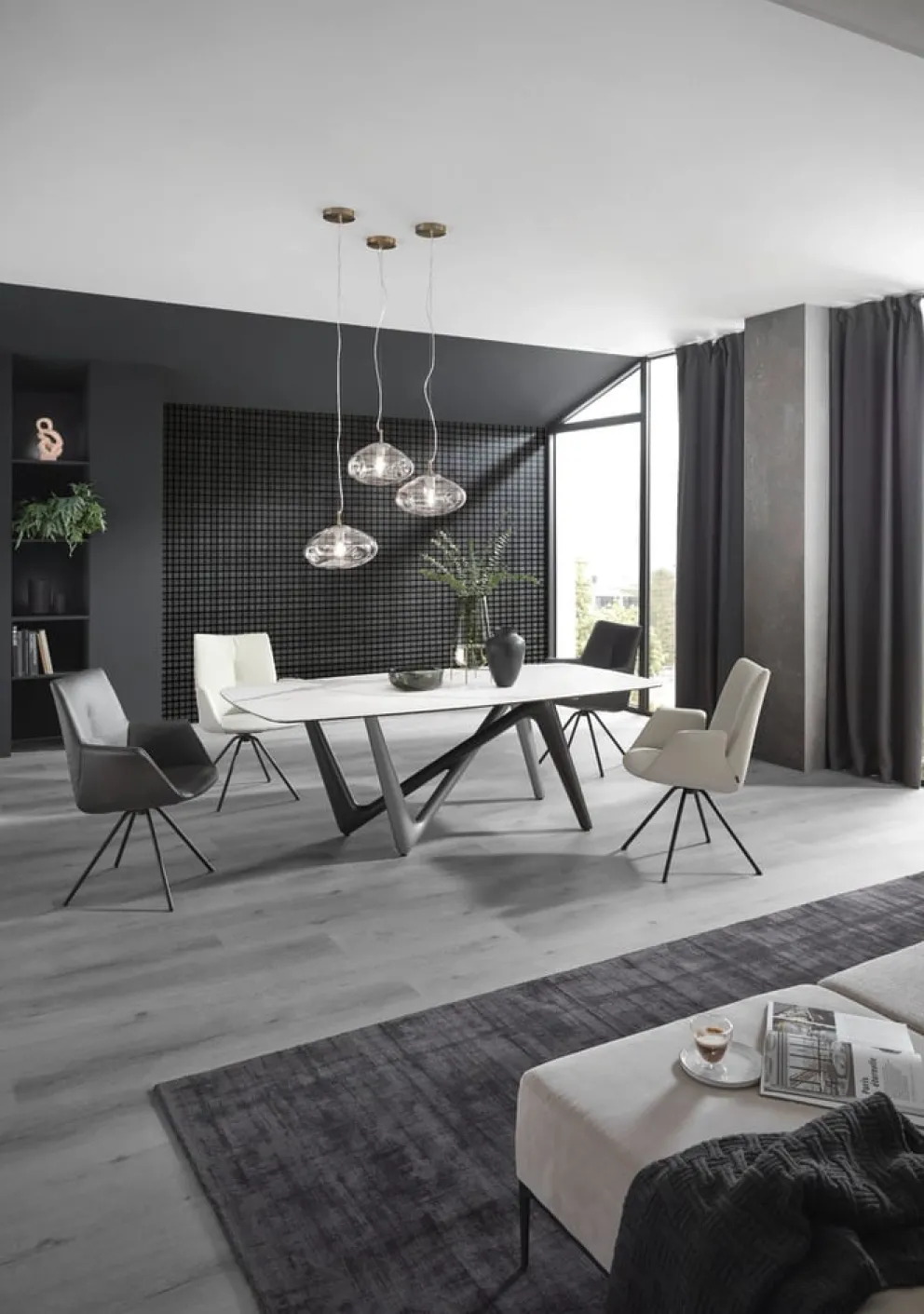 Dieter Knoll Esstisch Noha weiss Clearance