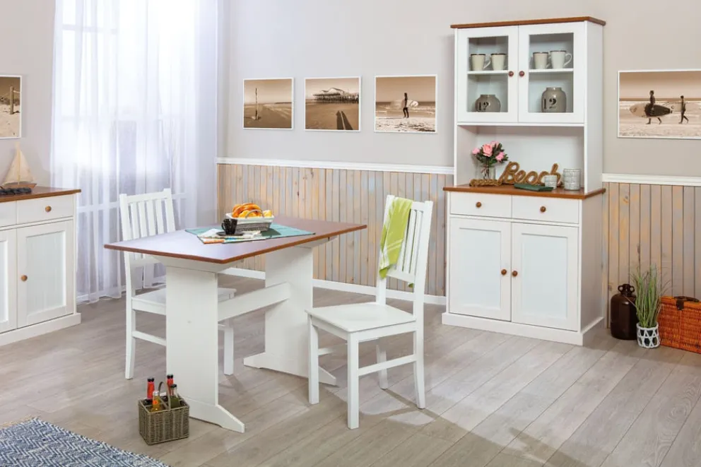 MID.YOU Esstisch Vallbella weiss Clearance