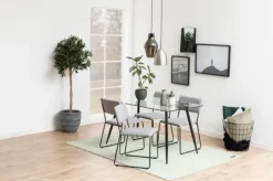 MID.YOU Esstisch Wilma transparent Clearance