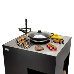 Nouvel Feuerschale & Grill Cubo Pro schwarz Best