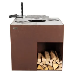 Nouvel Feuerschale & Grill Cubo Pro rostrot