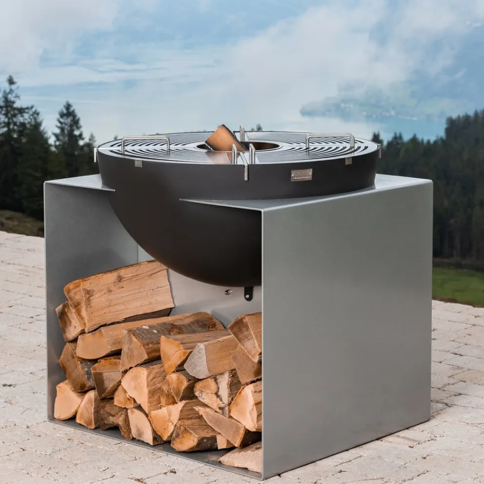 Nouvel Feuerschale & Grill Olympia80 schwarz, silber Outlet