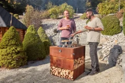 Nouvel Feuerschale mit integrierter Pizzafläche Passione due rostrot Discount