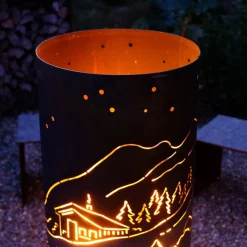 Nouvel Feuersäule Fiamma Nero Montagna schwarz Hot