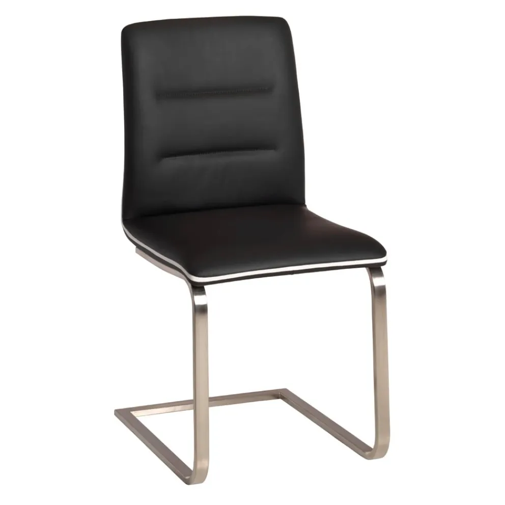 seetalswiss Freischwinger Linda Genua schwarz 0500