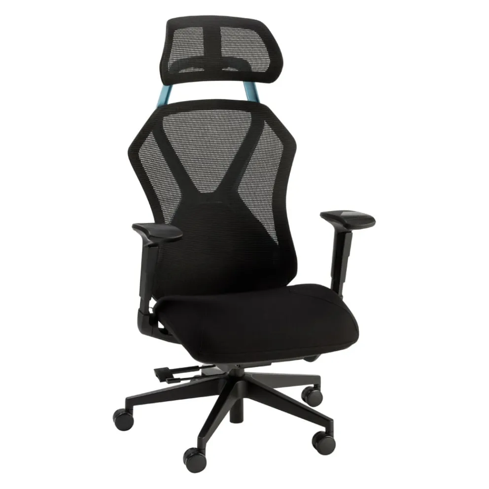 BYYU Gamingstuhl Gaming-105 blau, rosa, schwarz New