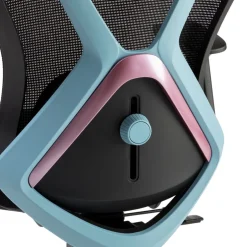 BYYU Gamingstuhl Gaming-105 blau, rosa, schwarz New