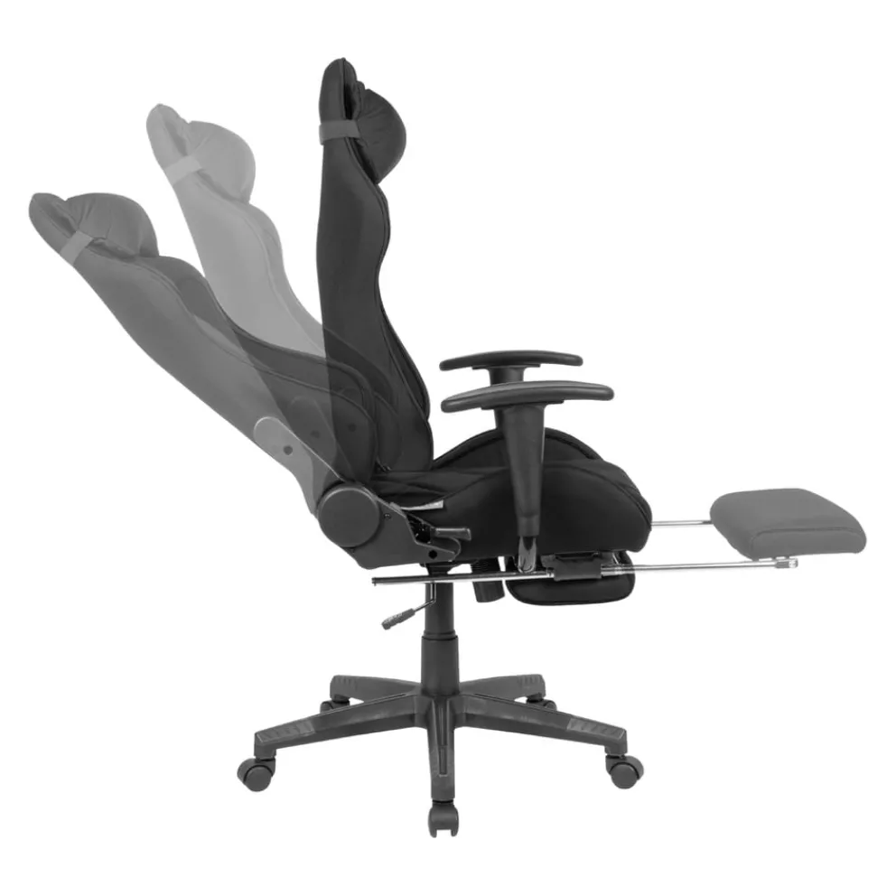MID.YOU Gamingstuhl schwarz
