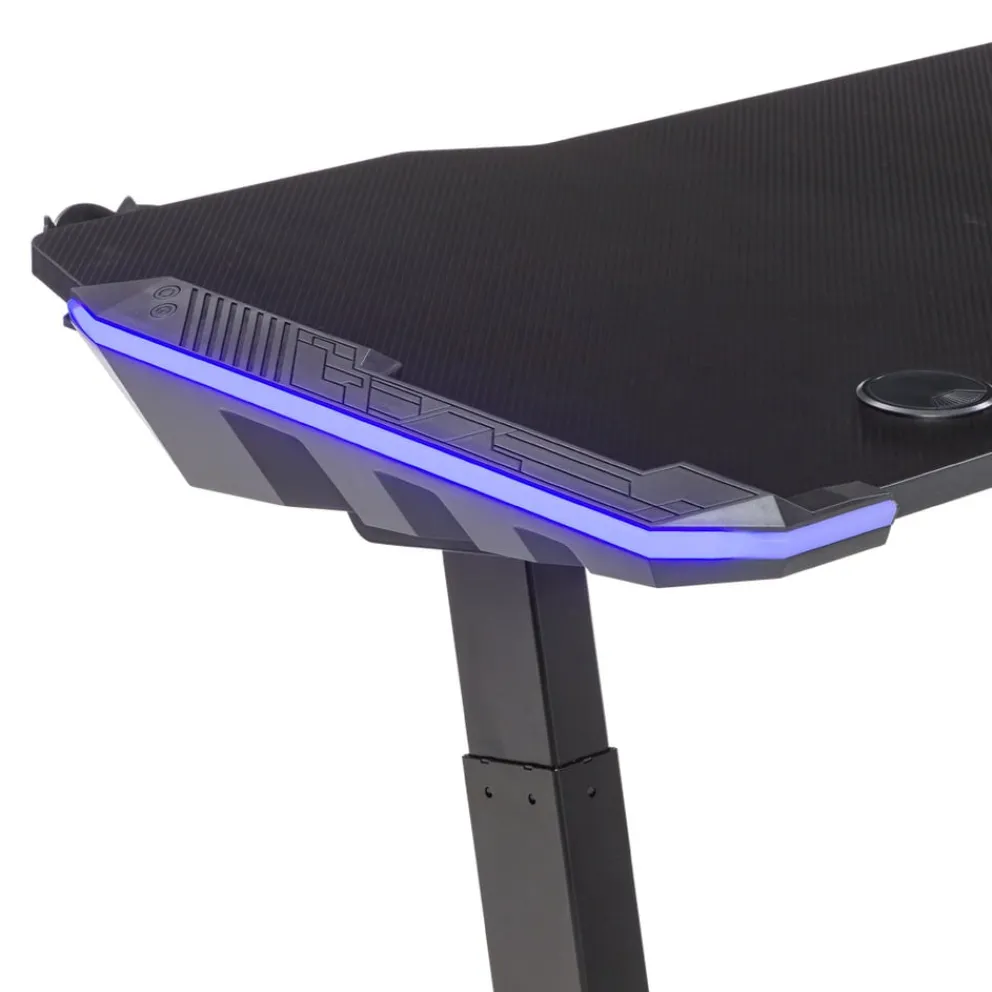 BYYU Gamingtisch Gamer schwarz Clearance