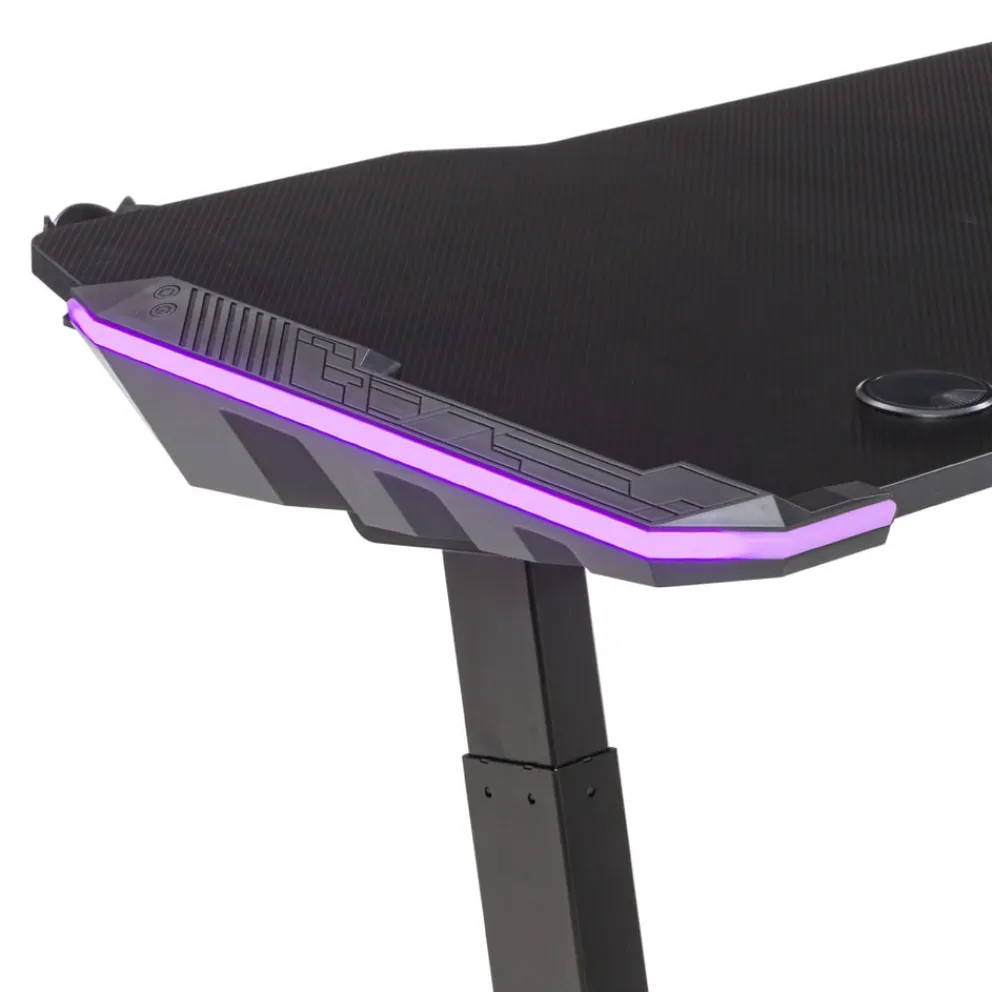 BYYU Gamingtisch Gamer schwarz Clearance