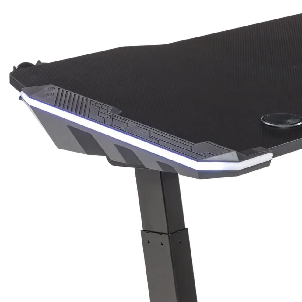 BYYU Gamingtisch Gamer schwarz Clearance