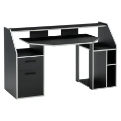 BYYU Gamingtisch Turbo-105 schwarz Clearance