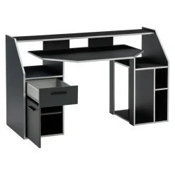 BYYU Gamingtisch Turbo-105 schwarz Clearance