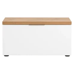 Voleo Garderobenbank Idea eichefarbig, weiss
