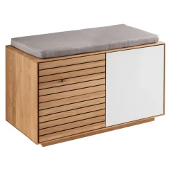 Linea Natura Garderobenbank Rivo eiche Discount
