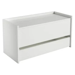 Sikelia Garderobenbank Shoe weiss