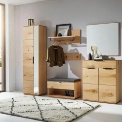 Linea Natura Garderobenbank Signum wildeichefarbig Sale