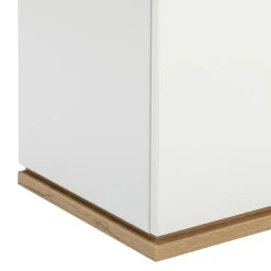 Xora Garderobenbank Yamael eichefarbig, weiss Hot