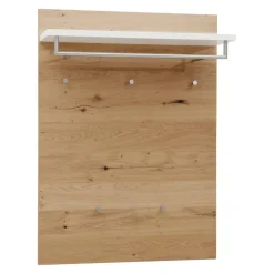 Dieter Knoll Garderobenpaneel Andalo eichefarbig, weiss Best