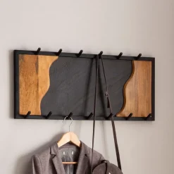 MID.YOU Garderobenpaneel Mango braun, schwarz Clearance