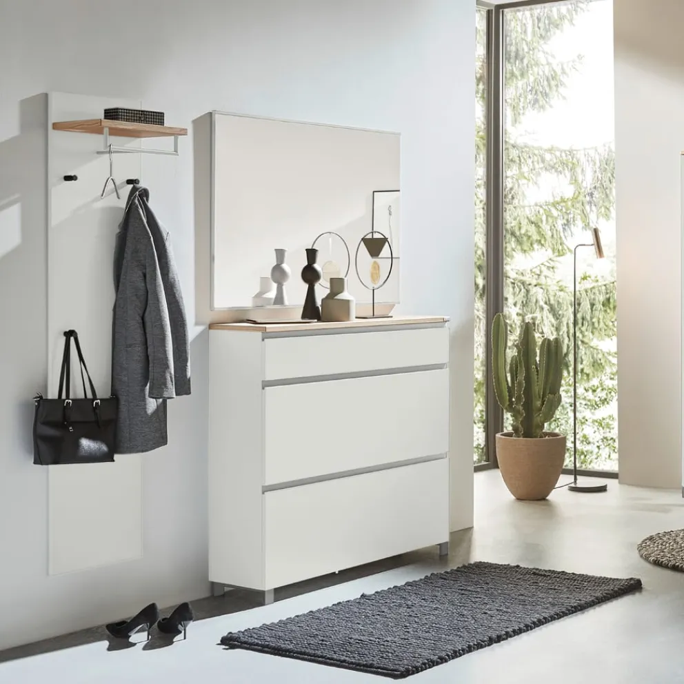 Dieter Knoll Garderobenpaneel Sorrent weiss