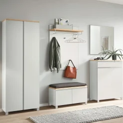Dieter Knoll Garderobenpaneel Sorrent weiss Clearance