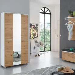 Dieter Knoll Garderobenschrank Andalo eichefarbig, weiss Online