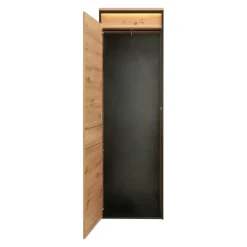 Voleo Garderobenschrank Edra eichefarbig, schwarz Sale