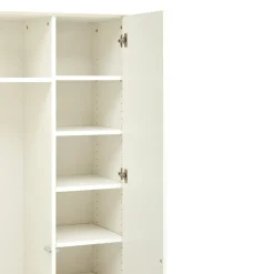 Edition Garderobenschrank ENYO eichefarbig, weiss New