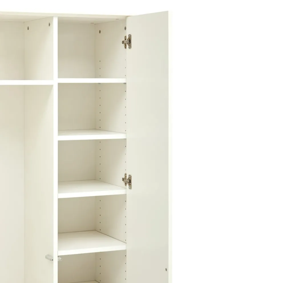Edition Garderobenschrank ENYO eichefarbig, weiss New