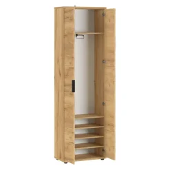 MID.YOU Garderobenschrank Fremont navarra-eiche-nb. New