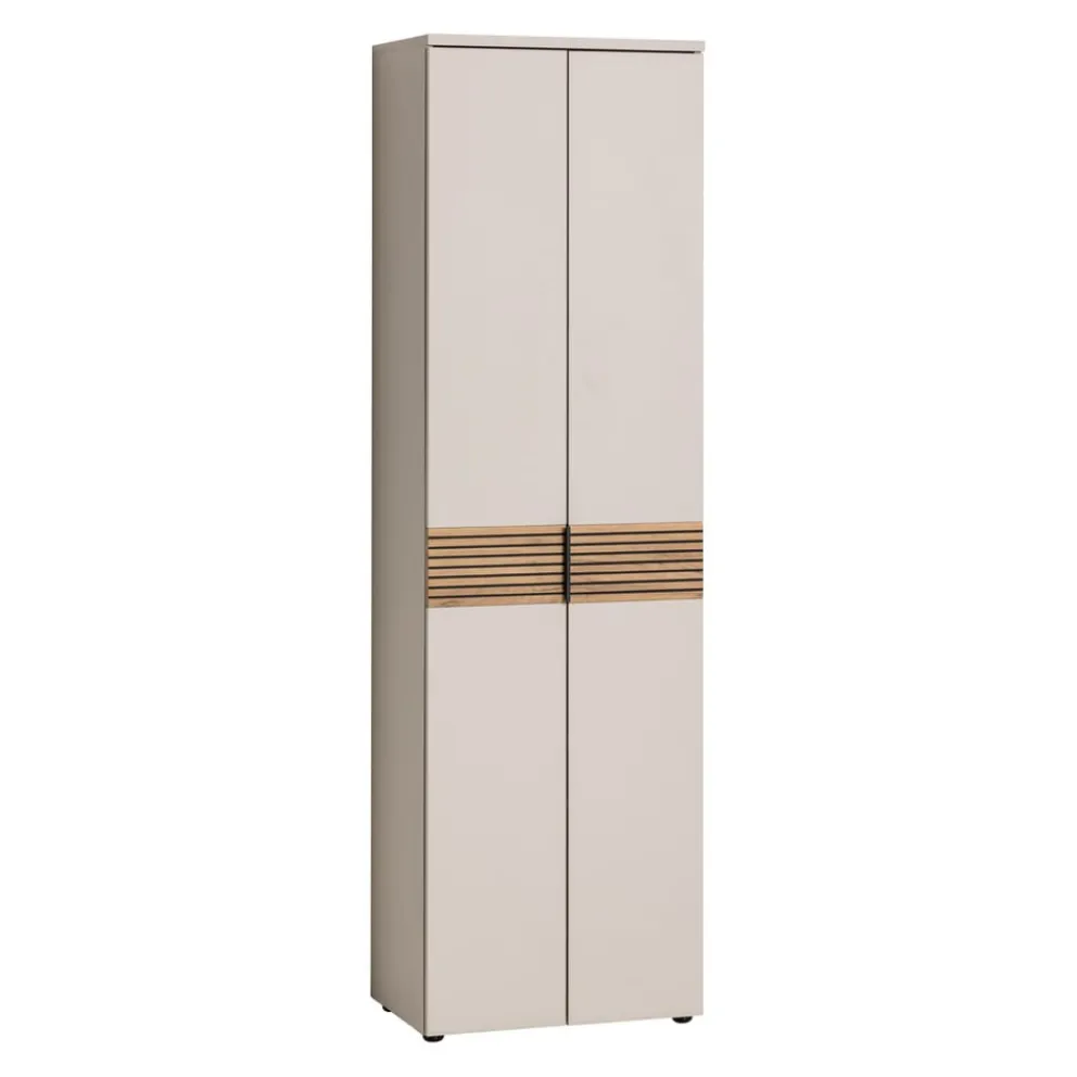 Voleo Garderobenschrank Indo eichefarbig, kaschmir Discount